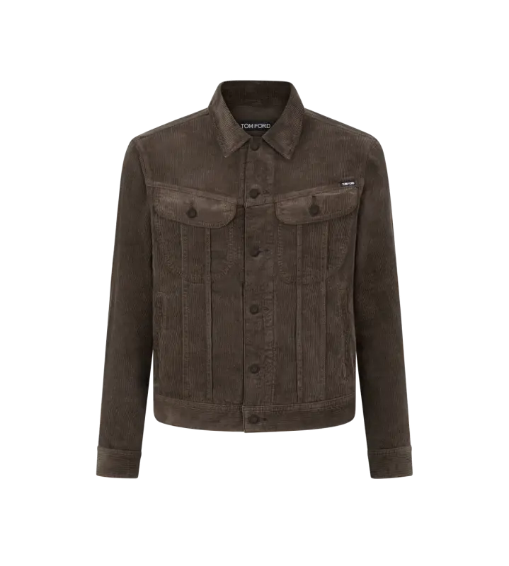 12 WAVES CORD ICON DENIM JACKET DARK MOSS online